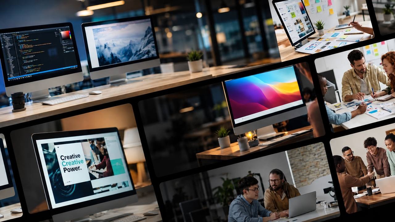 XOXOEnt creative team at work in a modern studio
